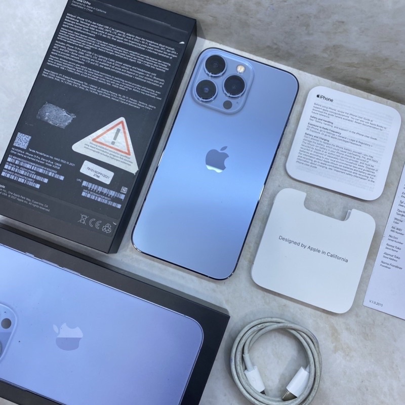 Jual iPhone 13 Pro Sierra Blue Second (128GB) Apple Resmi | Shopee