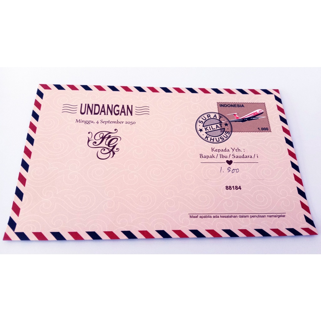 Jual Undangan Pernikahan 88184 | Shopee Indonesia