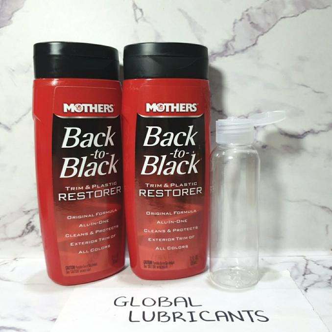 MOTHERS 06112 Back To Black Trim And Plastic Restorer - Rubber & Vinyl - 12 Oz e