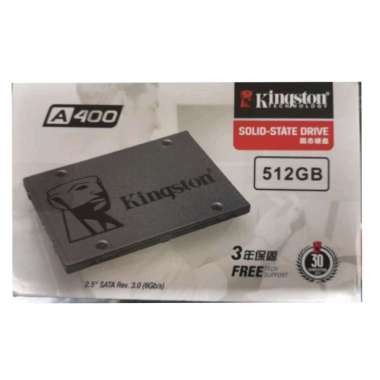 Jual SSD KINGSTON 512GB A400 SATA III - KINGSTON SSD A400 512GB GARANSI ...