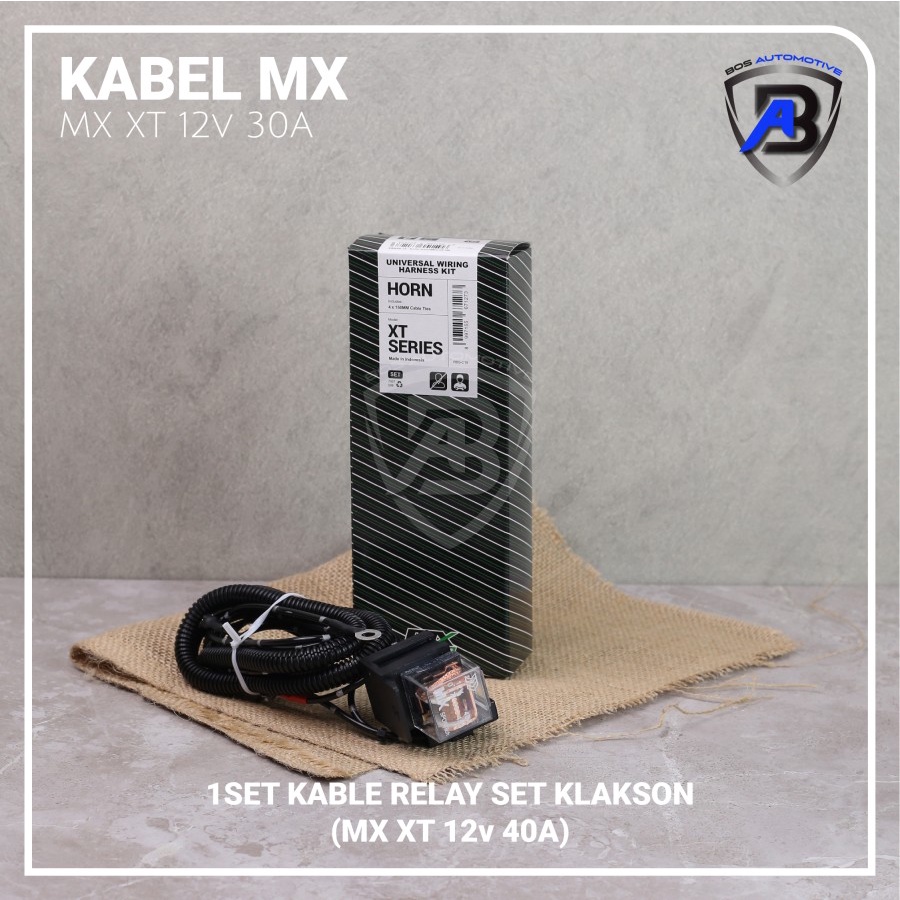 Kabel Set Relay 24 Volt Klakson MX Universal Untuk Segala Macam Merk  Klakson