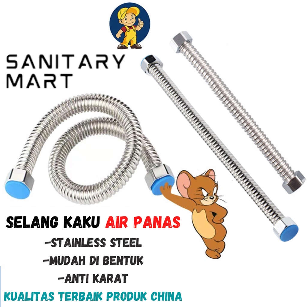 Jual Selang Fleksibel Kaku Cm Stainless Murah Ag Selang Sambungan Flexible Hoses Air