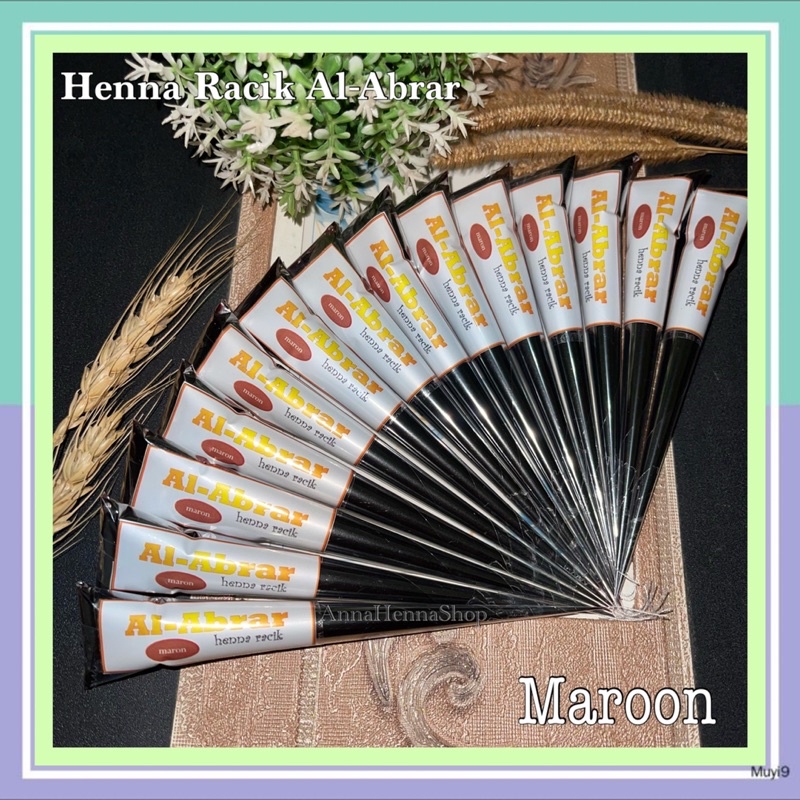 Jual Henna Racik AL Abrar | henna tangan | Shopee Indonesia