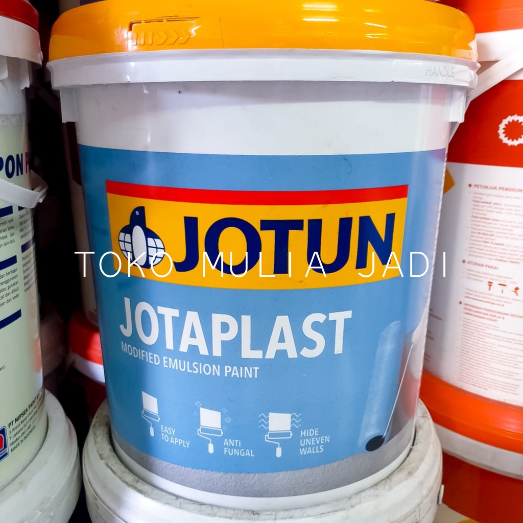 Jual Cat Tembok Jotun Jotaplast Warna Putih 18 Ltr 26 Kg Dinding Interior Rumah 25 Kg Dalam 0249