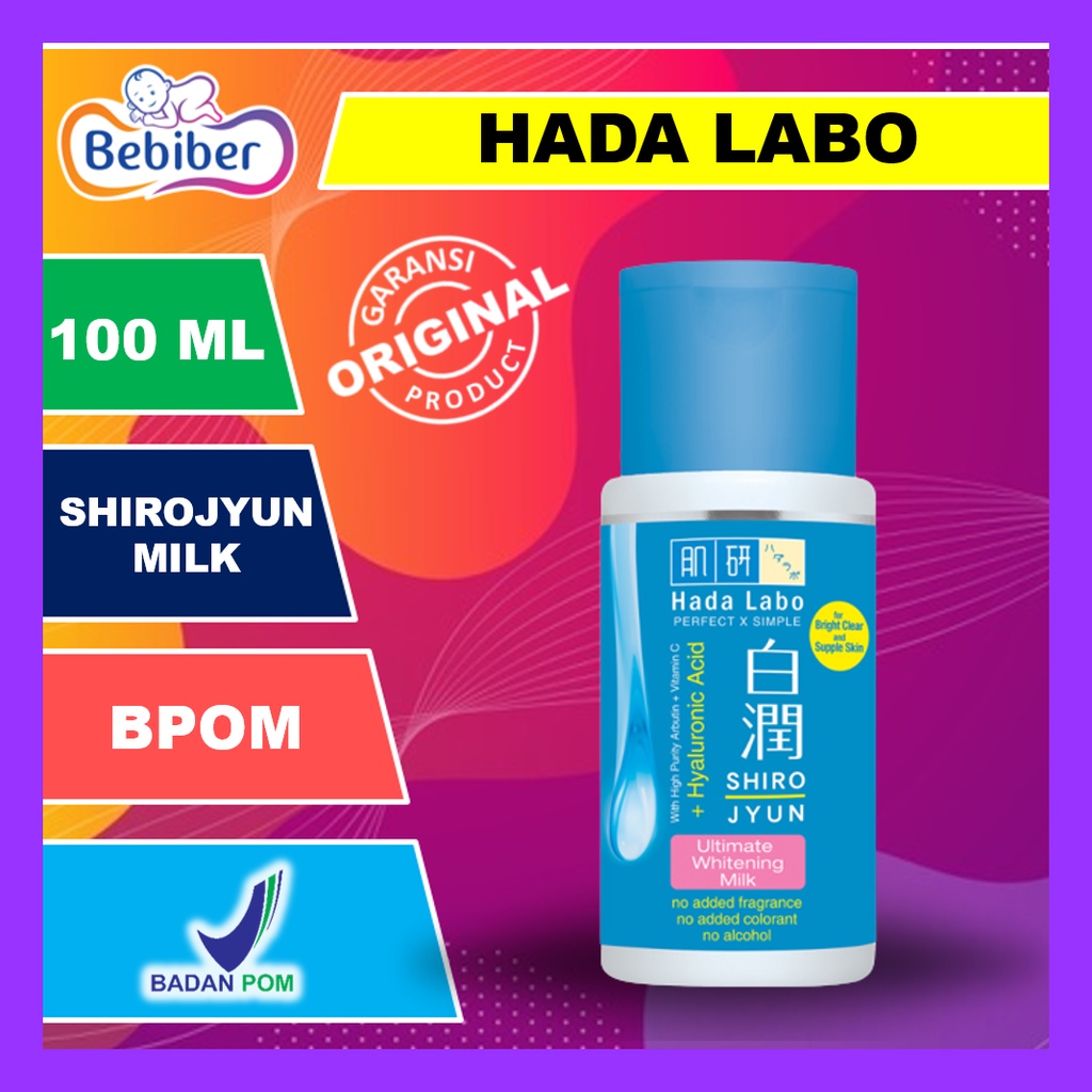 Jual Hada Labo Shirojyun Whitening Milk 100ml - Hadalabo Shirojun ...