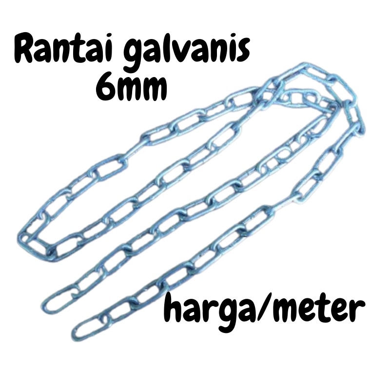 Jual Rantai Besi Galvanis Rantai kapal 1/4