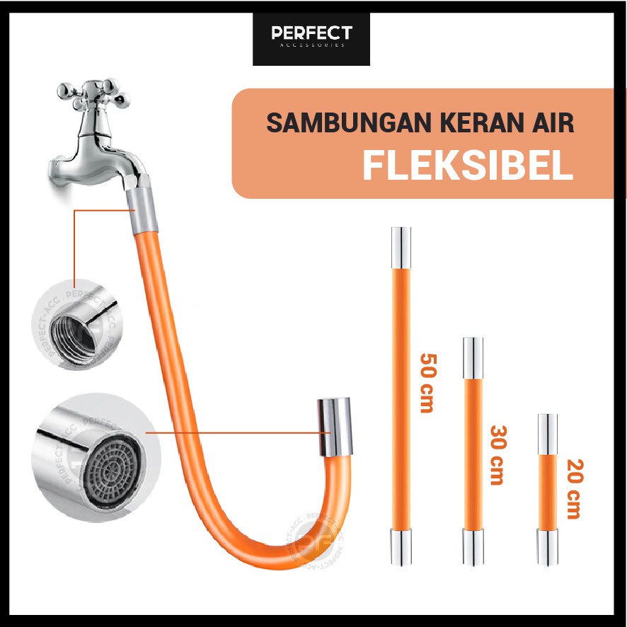 Jual Sambungan Selang Kran Air Elastis Derajat Fleksibel Slang