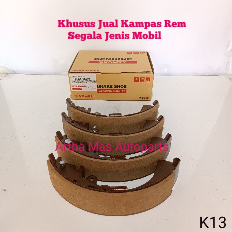 Jual KAMPAS REM BELAKANG INNOVA NEW REBORN INOVA REBORN BRAKE SHOE