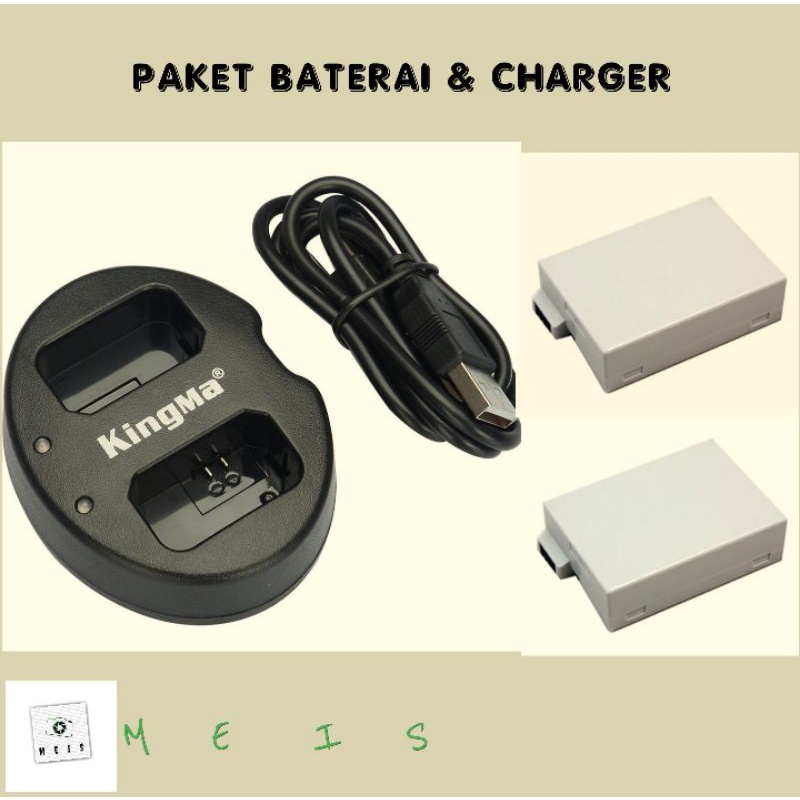Jual Paket Kingma Charger & Baterai Canon 550D 600D 650D 700D Battery Casan carger batre