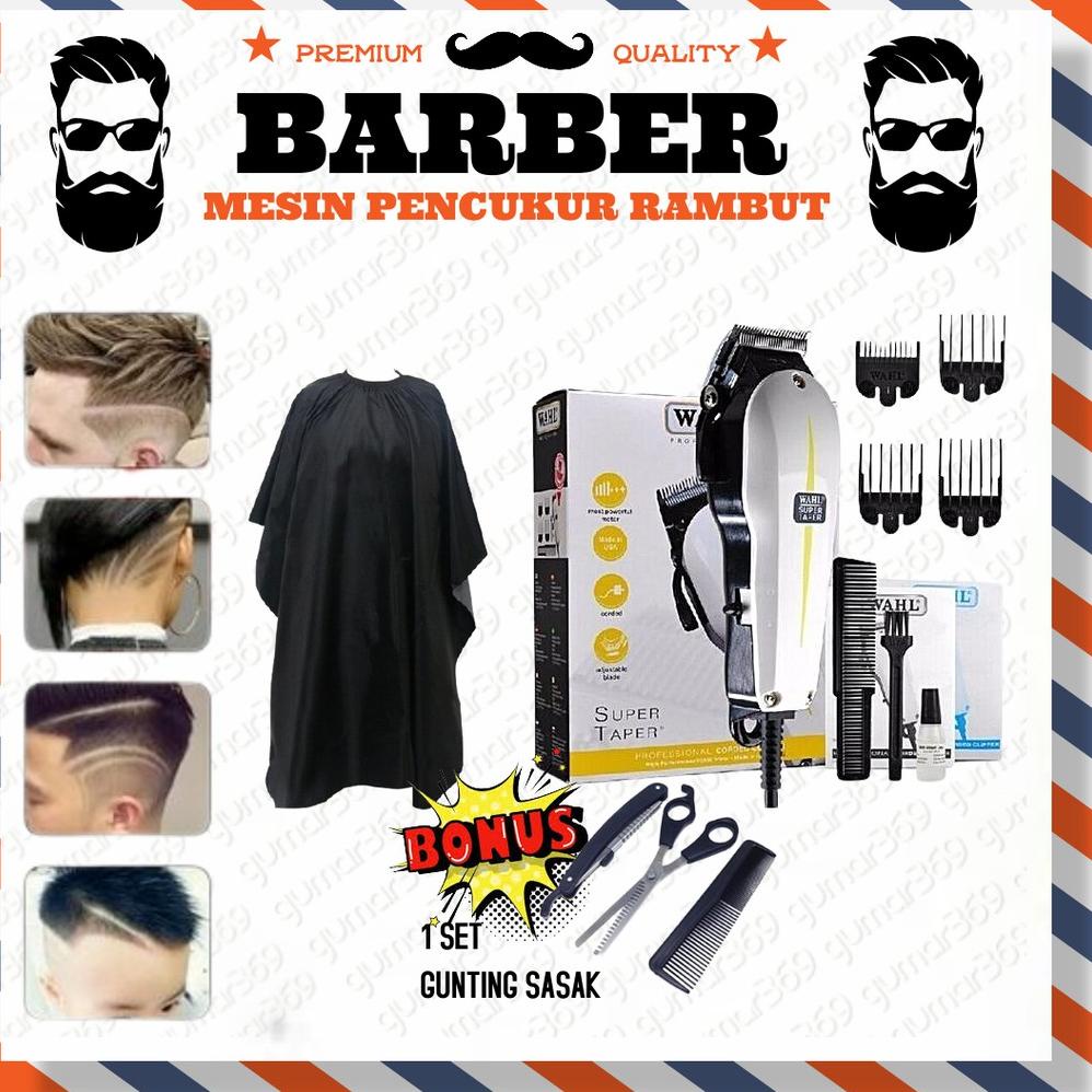 Jual Mesin Cukur Rambut Listrik Alat Potong Rambut Clipper Ori Wahl Super Taper Original Lengkap