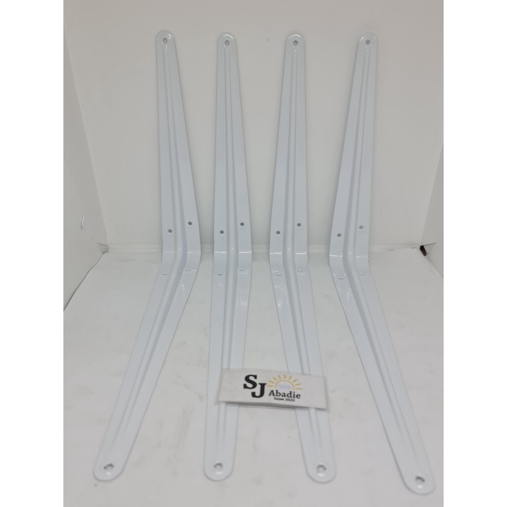 Jual (12 SET) SOLIGEN Siku Rak Penyangga Rak Dinding Ambalan Putih 6 x ...