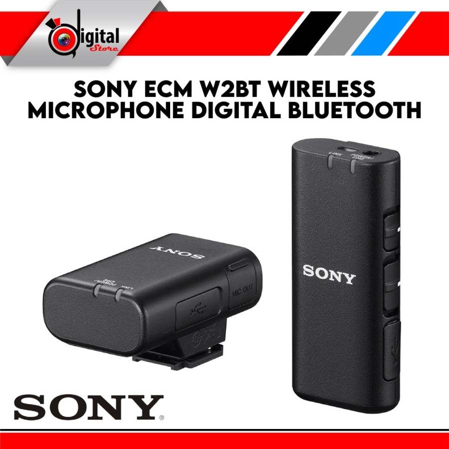 Jual Sony ECM W2BT Wireless Microphone Digital Bluetooth ORIGINAL ...