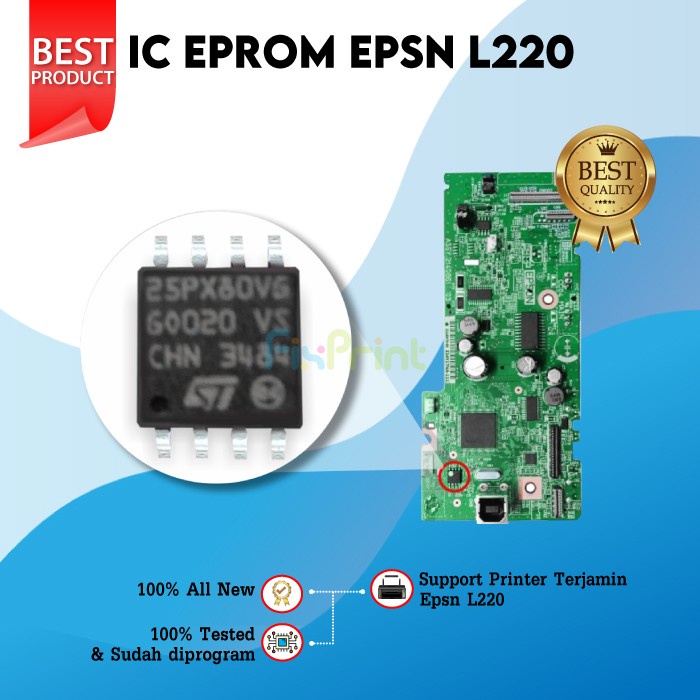 Jual Main Ic Eprom Eeprom Epson L220 Resetter Counter Mainboard Printer L220 Shopee Indonesia 8813
