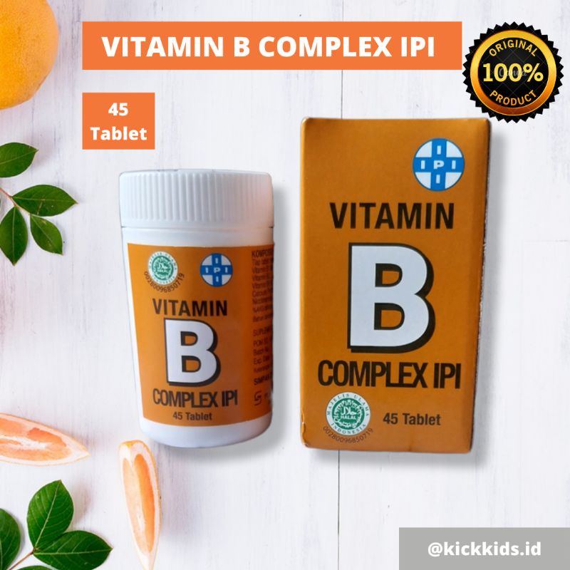 Jual Vitamin B Complex IPI 45 Tablet/ Vitamin B Compleks | Shopee Indonesia