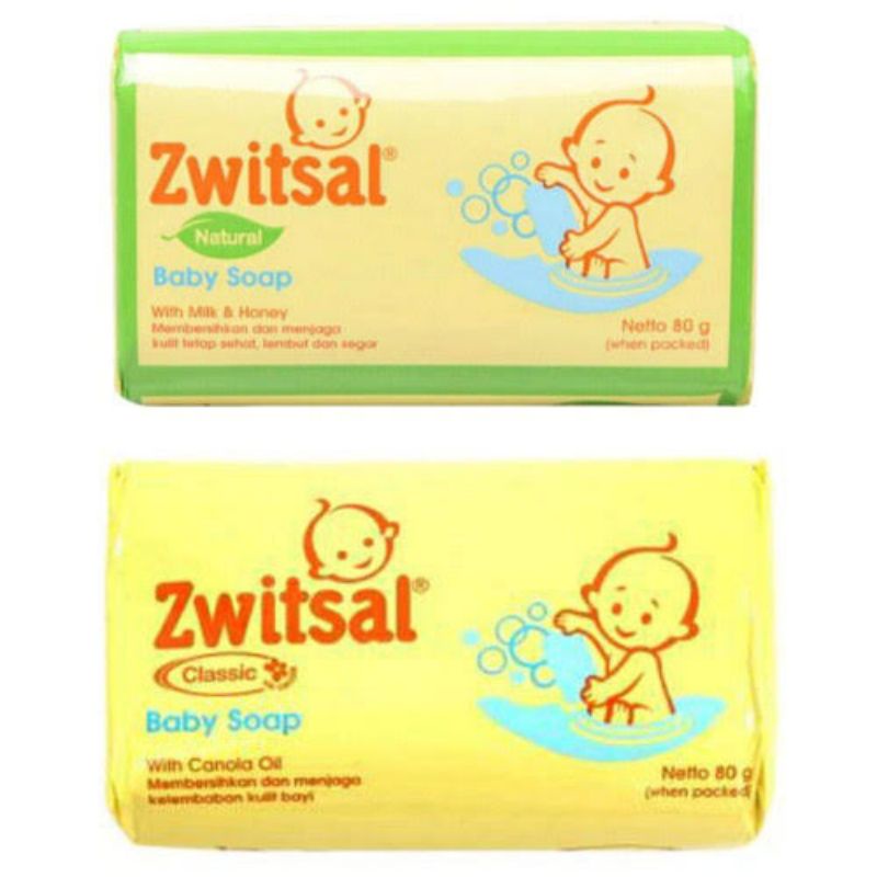 Jual Zwitsal Classic Baby Soap with Canola oil 80g Shopee Indonesia
