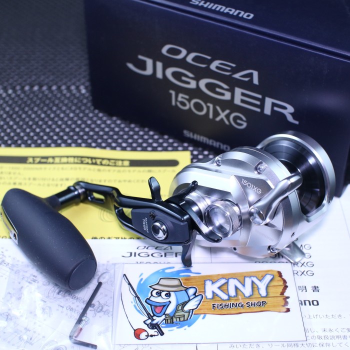 Jual Reel Shimano 2021 Ocea Jigger 1501 XG Handle Kiri Made in