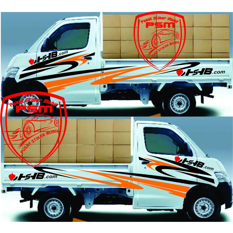 Jual NEW Striping stiker mobil pickup grand max sticker stiker mobil ...