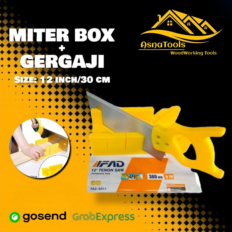 Jual Gergaji Pigura Manual Manual Miter Saw Box Gergaji 300mm Shopee