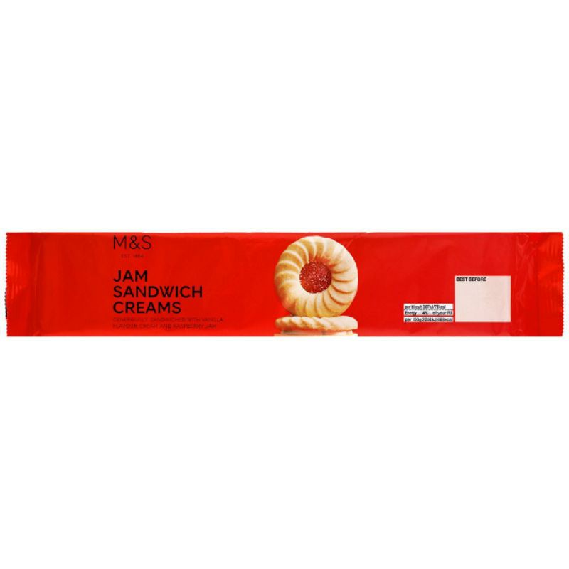 Jual MARKS & SPENCER M&S Jam Sandwich Creams 150g | Shopee Indonesia