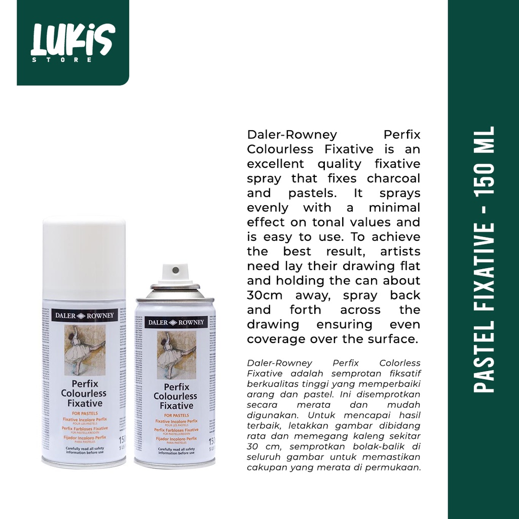 Perfix Colourless Pastel Fixative