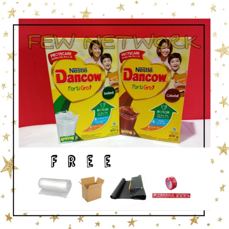 Jual DANCOW FortiGro Instant / Coklat Box 800g | Shopee Indonesia