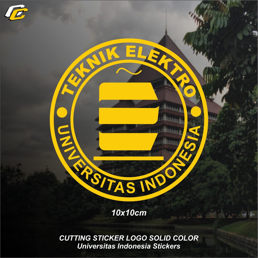 Jual Cutting Sticker Logo Teknik Elektro Ui Ftui Universitas 