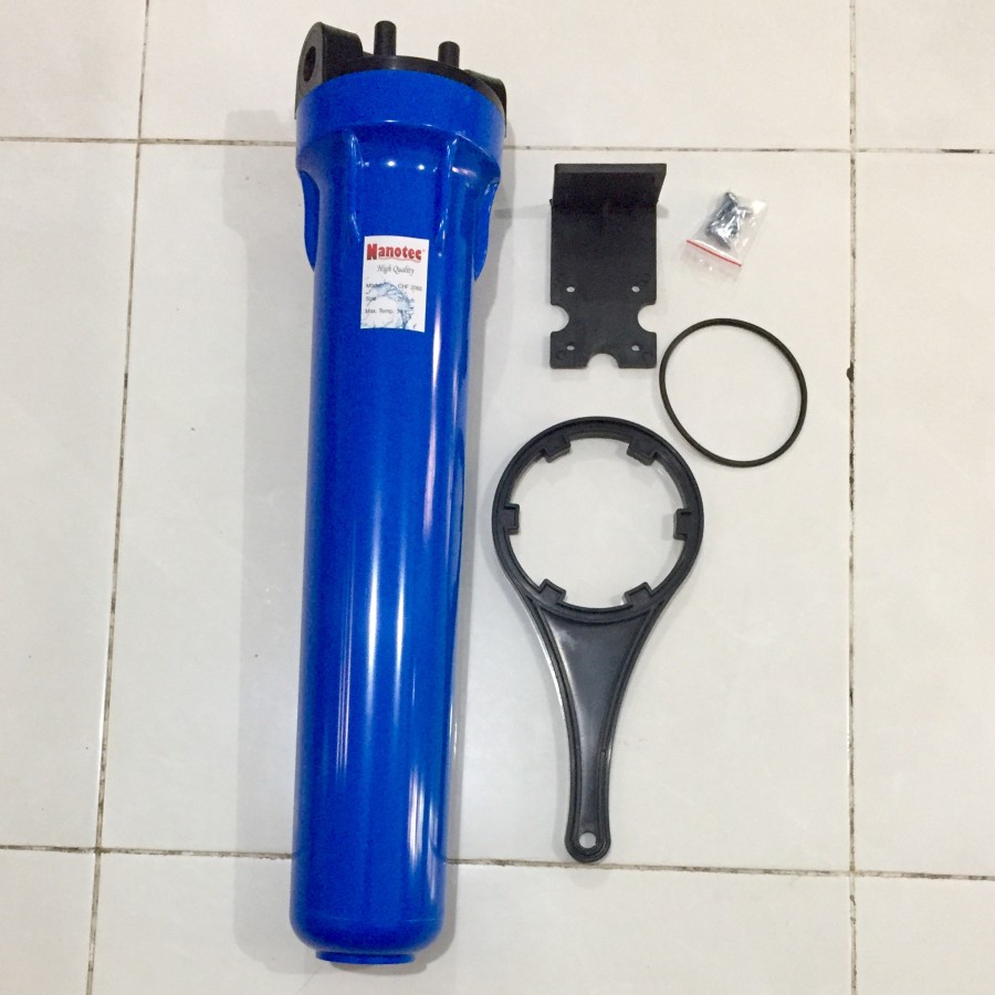 Jual Tabung Housing Blue Inch Utk Filter Air Bersih Dan Hidroponik