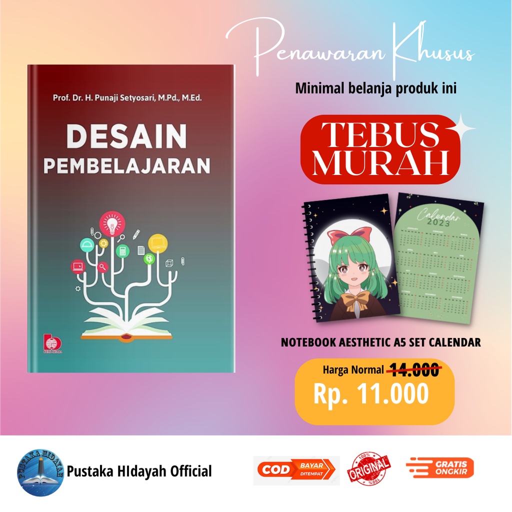 Jual Buku Desain Pembelajaran - Punaji | Buku Pendidikan Buku Perguruan ...