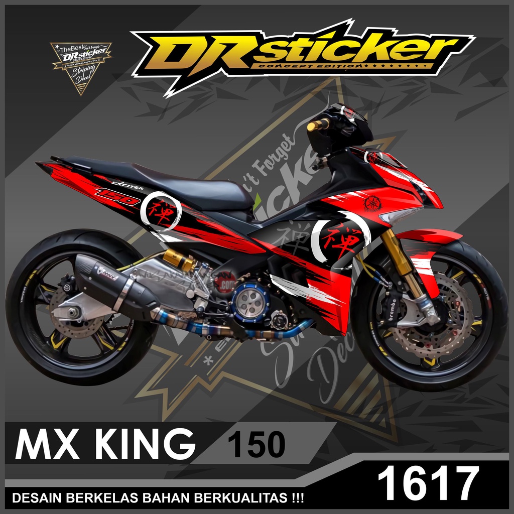 Jual Decal Sticker Fullbody Motor Yamaha Mx King 150 Desain hayabusa ...