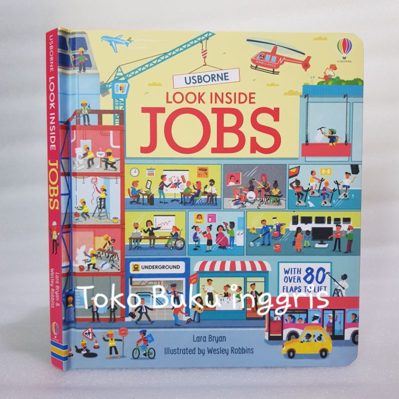 Jual Usborne Look Inside Jobs buku import anak | Shopee Indonesia