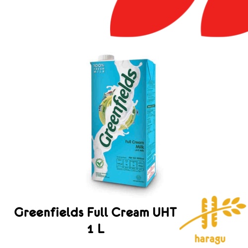 Jual Susu Greenfields Uht Full Cream Plain 1 L Shopee Indonesia