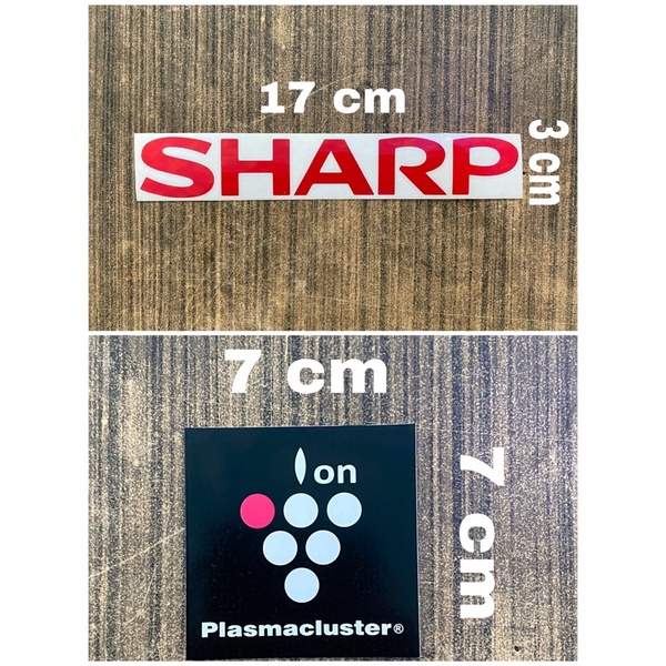 Jual SET CUTTING STICKER SHARP LOGO ION PLASMA CLUSTER SET | Shopee ...