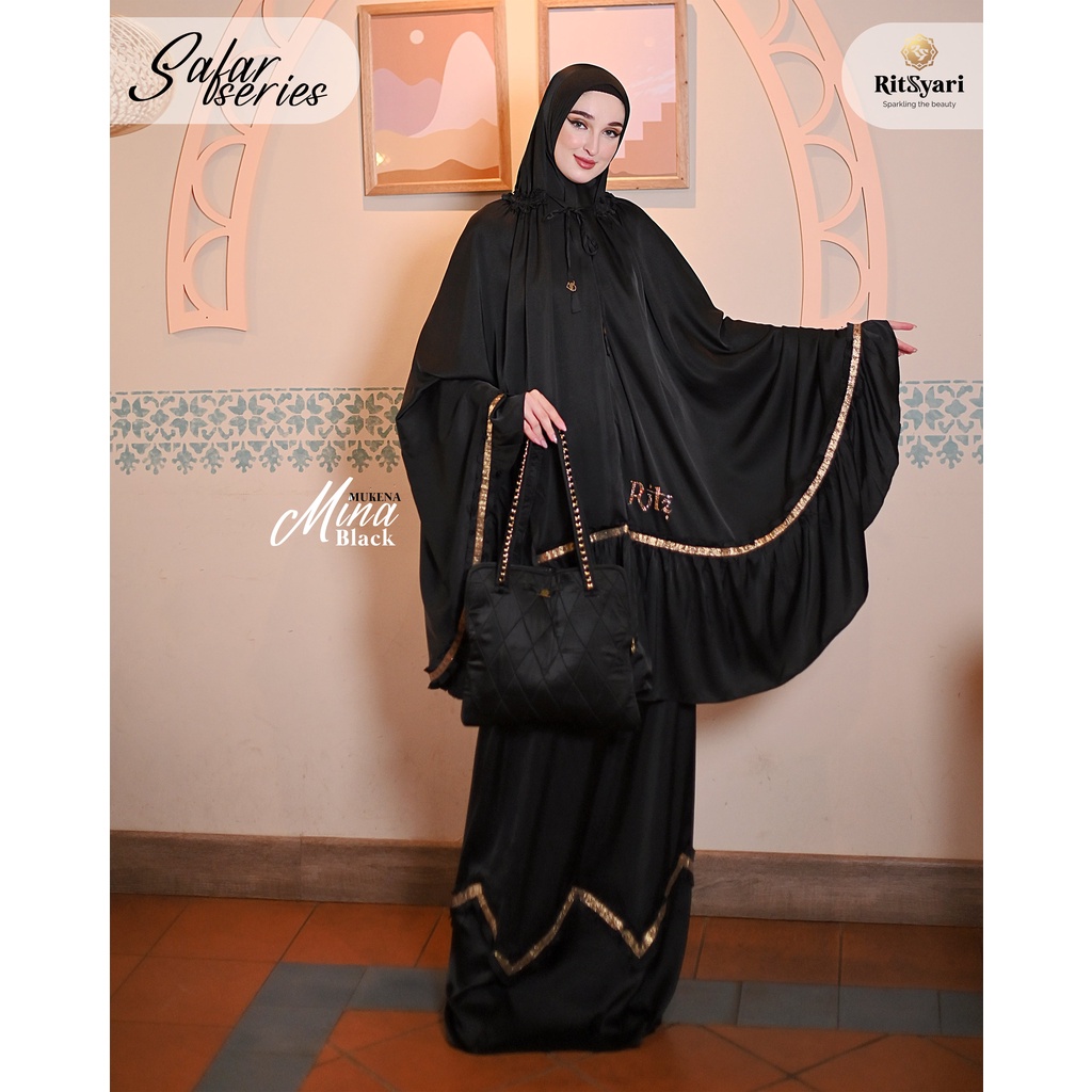 Jual RITZ SYARI - MUKENA MINA BLACK 