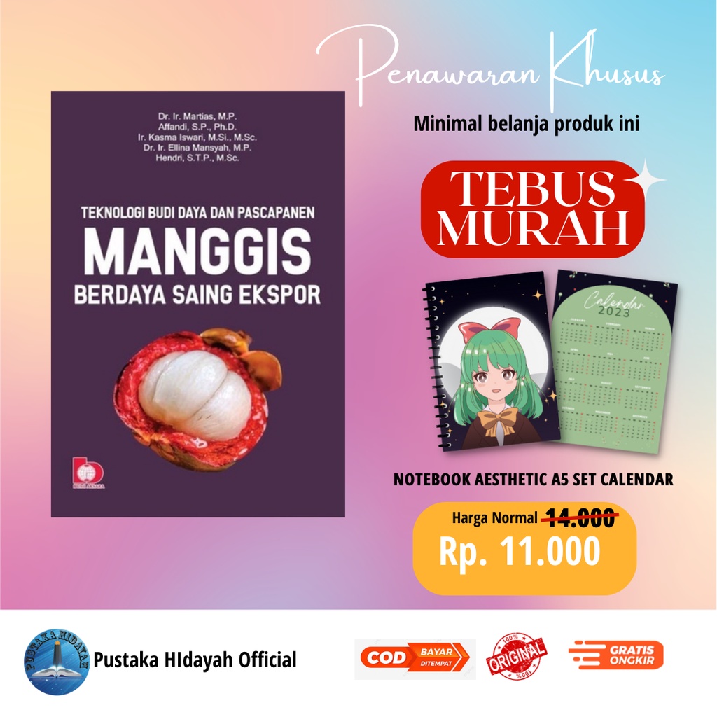 Jual Buku Teknologi Budidaya Dan Pascapanen Manggis Berdaya Saing ...