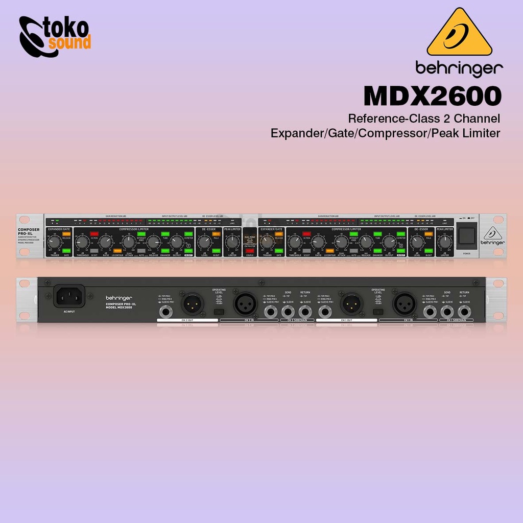 BEHRINGER コンプレッサー PRO-XL mdx2600 - 配信機器・PA機器 