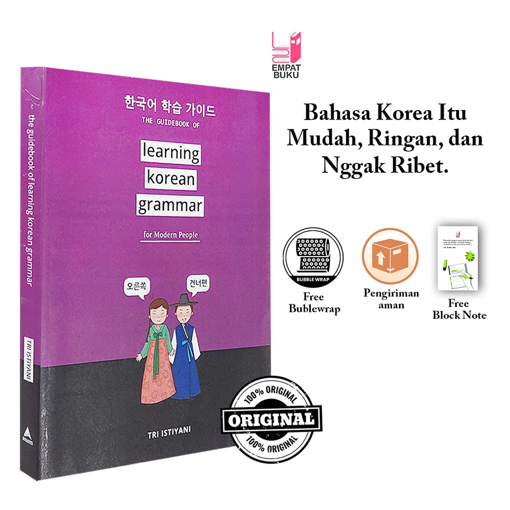 Jual Buku Belajar Bahasa Korea - THE GUIDEBOOK OF LEARNING KOREAN ...