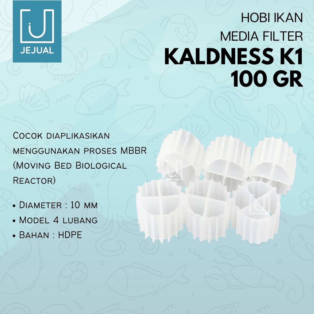 Jual KALDNESS / Kaldnes K1 Micro / Media Filter MBBR 100 Gram | Shopee ...