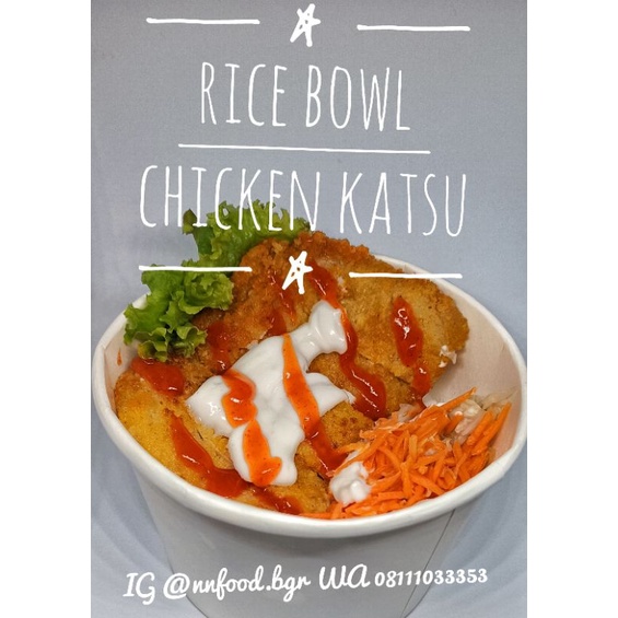 Jual Rice Bowl Chicken Katsu Shopee Indonesia