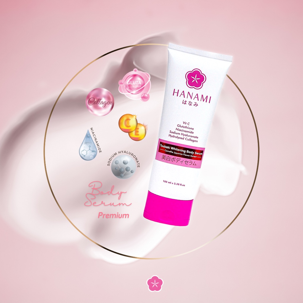Jual HANAMI Paket Body Care FREE Magic Gloves (2 Soap + 1 Serum ...