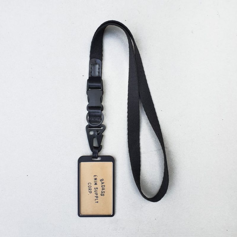 Jual BLACKWING BDS Double function lanyard ID card Holder keychain