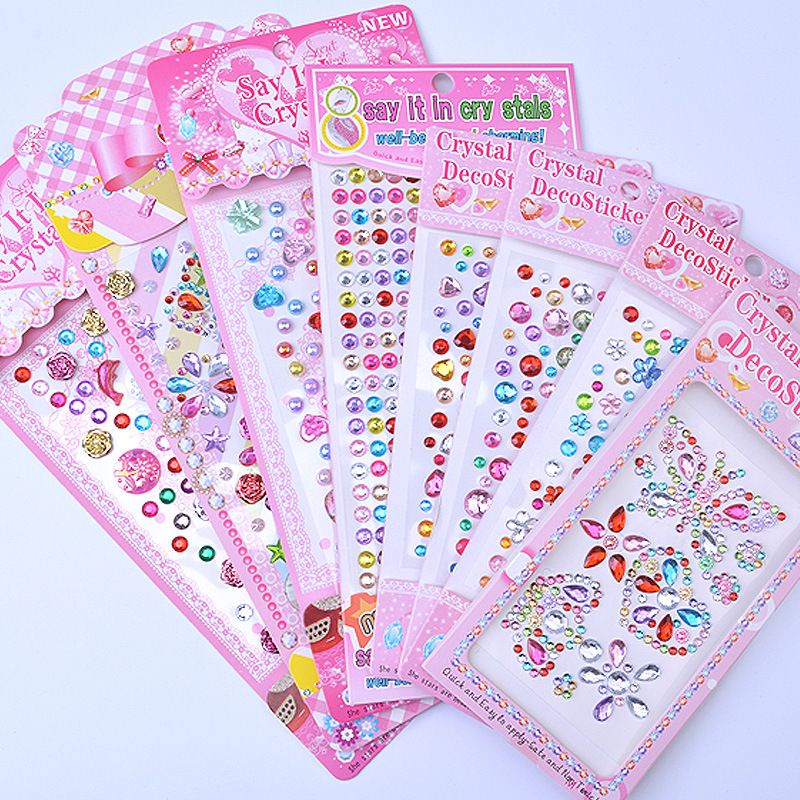 Jual Stiker Kristal Crystal Sticker DIY Mainan Tempel Stiker | Shopee ...