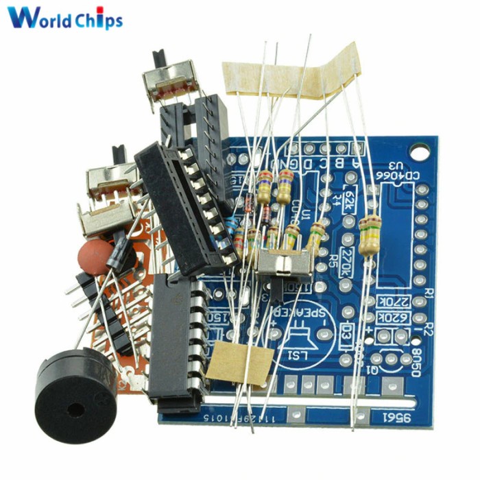 Jual DIY KIT Music Box 16Suara Sirine Bell KIT Belajar Elektronik ...