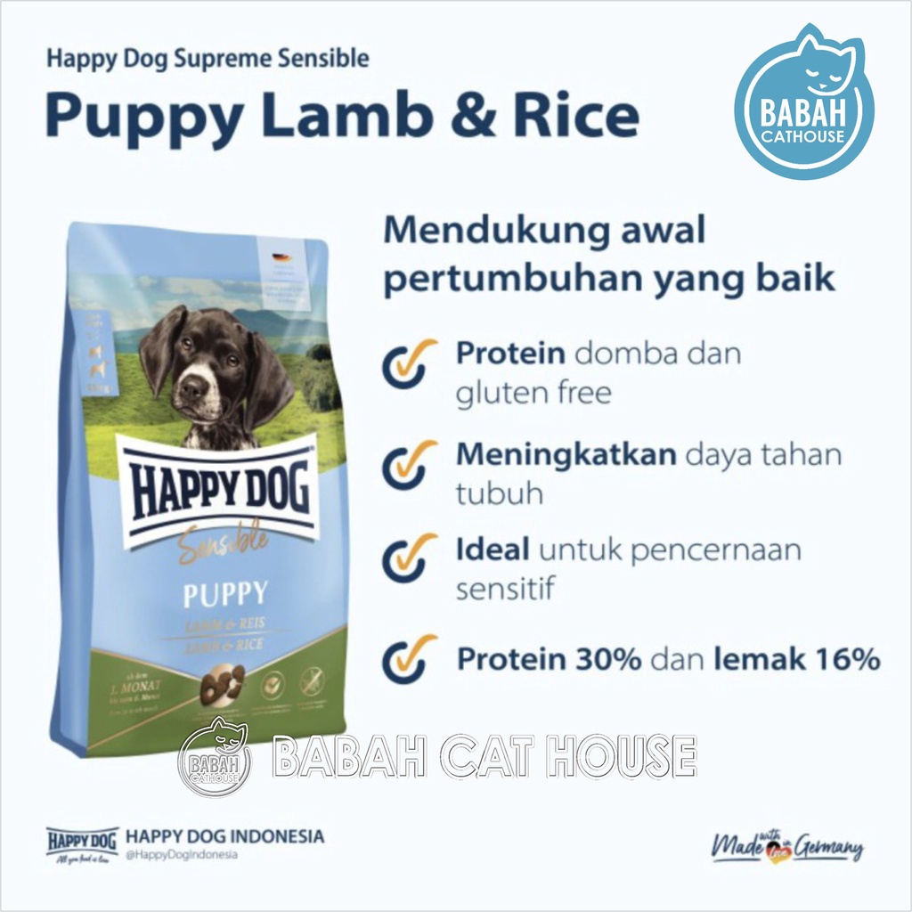 Junior Giant Happy Dog Lamb And Rice Junior Happy Dog Can Sensible