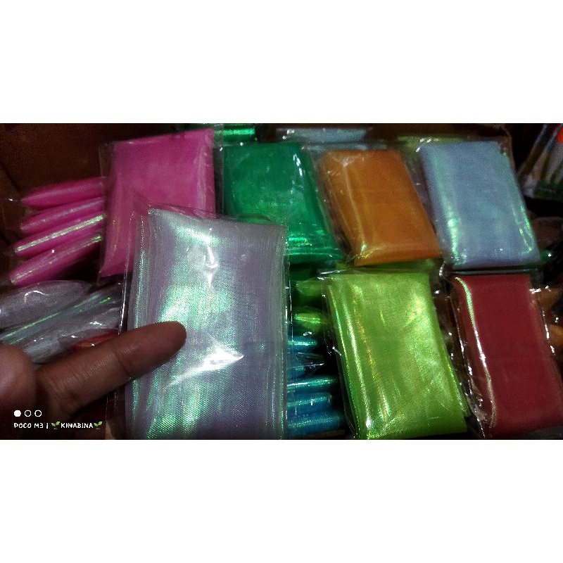 Jual KAIN ORGANDI PELANGI - KAIN PANCING KAIN BUNGKUS UDANG UDANGAN ...