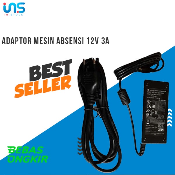 Jual ADAPTOR 12V 3A ADS-40SI-12-3 12036E / ADAPTOR DAN KABEL TERMURAH ...