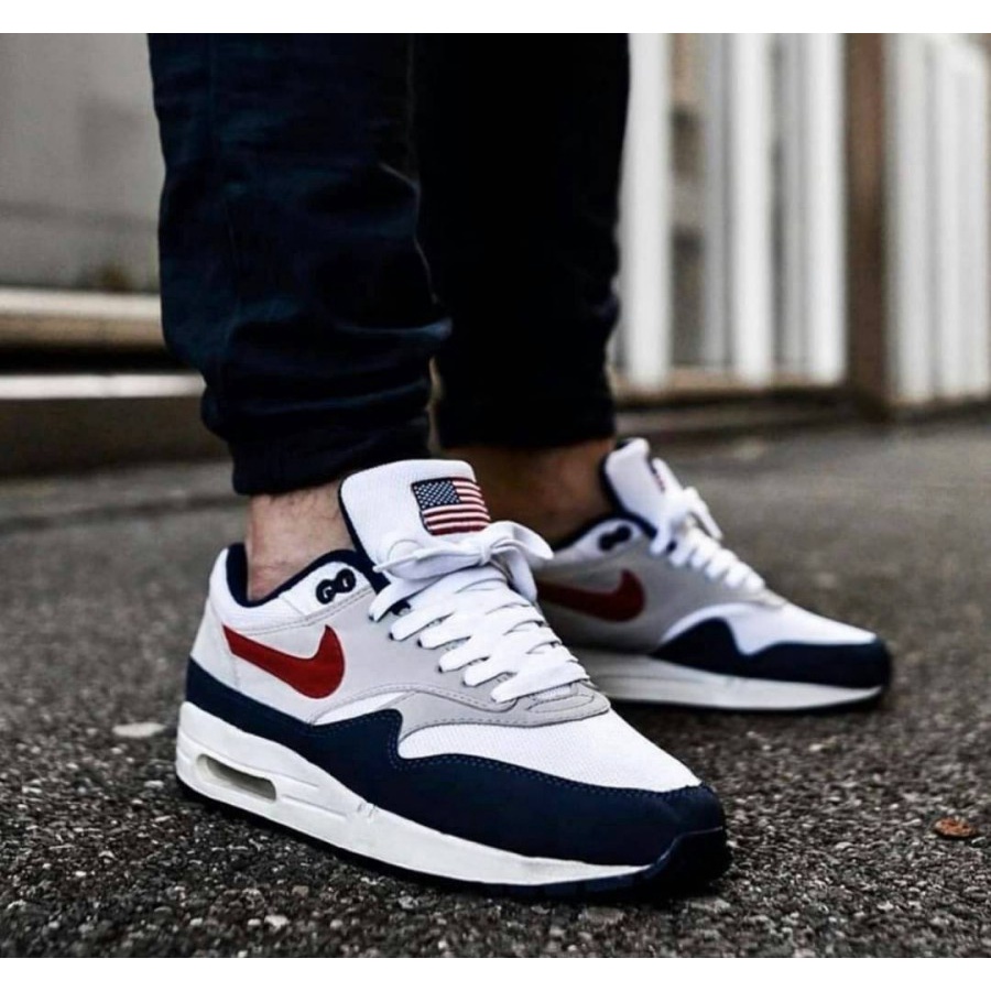 Jual Sepatu Nike Airmax 1 Patriot USA BNIB 100 Bergaransi Toko Shopee Indonesia