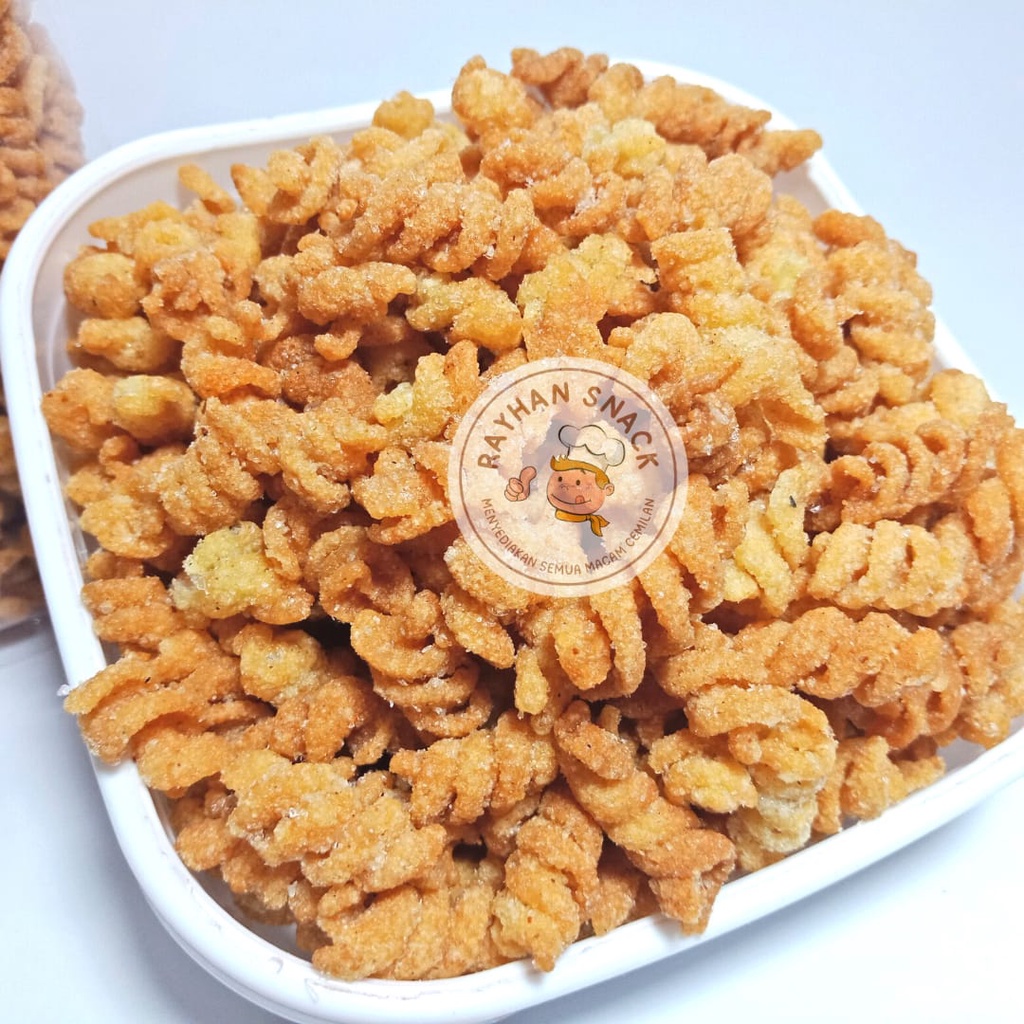 Jual Makaroni Spiral Macaroni Spiral Ulir Rasa Pedes 250gr | Shopee ...