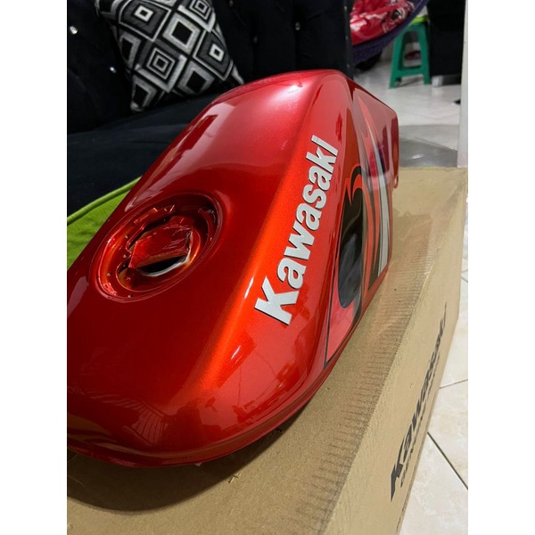 Jual Tangki Ninja R Orange Striping Original | Shopee Indonesia