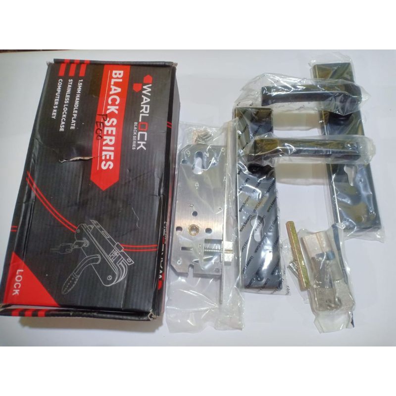 Jual (COD)Handle Kunci Pintu Rumah Minimalis Set Lengkap/gagang