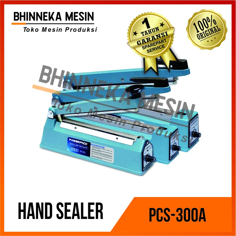 Jual Mesin Segel Plastik Hand Sealer PCS-300A POWERPACK | Shopee Indonesia